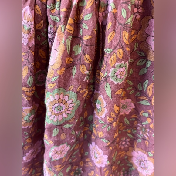 Spell & The Gypsy Collective Utopia Tunic Mini Dress in Berry Size Small - Picture 10 of 11